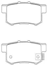 Комплект тормозных колодок AISIN ASN-182